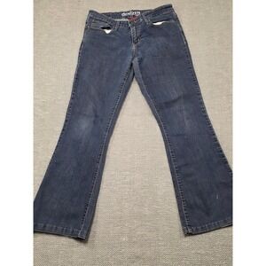 Denizen from Levis Women Misses 10 M Bootcut Jeans Dark Wash Blue‎ Stretch Denim